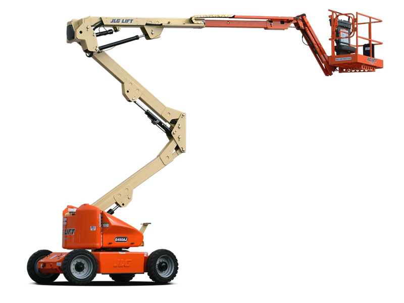 PLATAFORMA ELEVATÓRIA ARTICULADA ELÉTRICA JLG E450AJ-ALTURA DE TRABALHO 15,70M